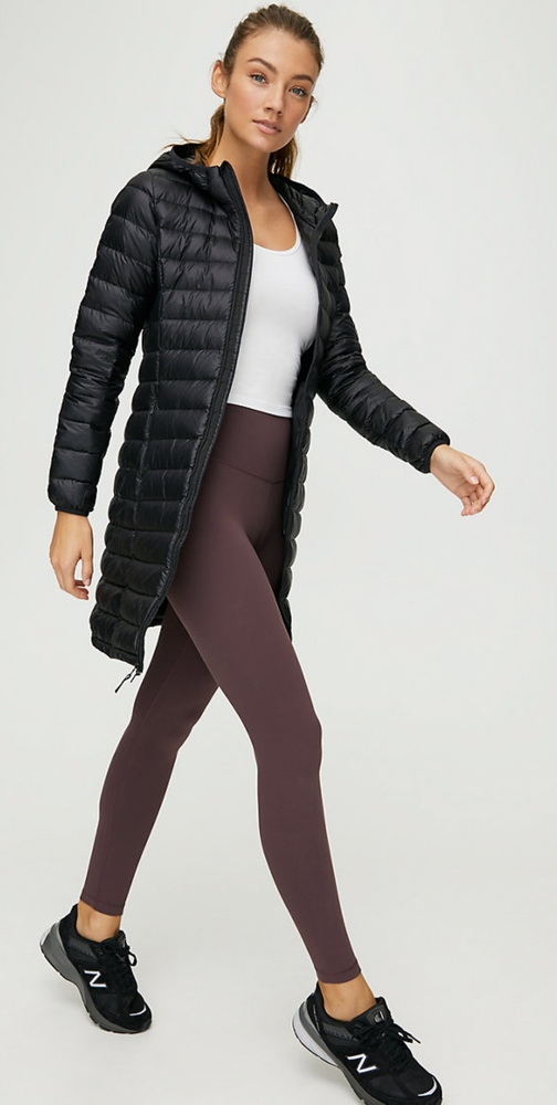Aritzia Botanie Long Puffer SZ Small